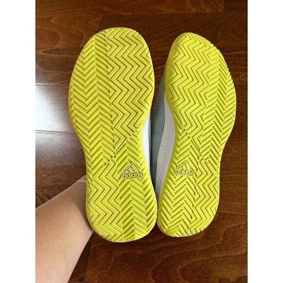 adidas Women's 7.5 M Training Sneakers‎ Casual Shoes Gray & Lime - Picture 7 of 8